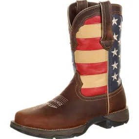 Patriotic Men's Boot: Durango Hybrid Pull-On.