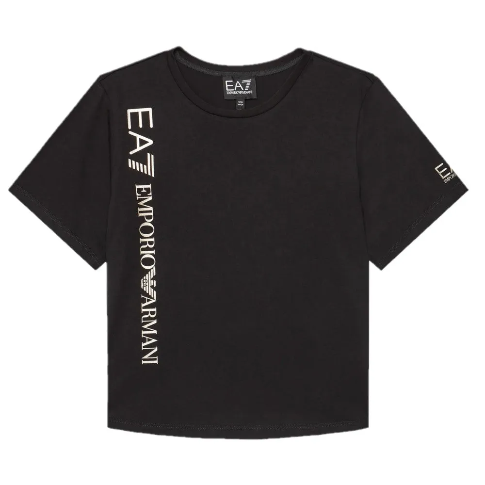 EA7 Cotton Shiny Girl T-shirt