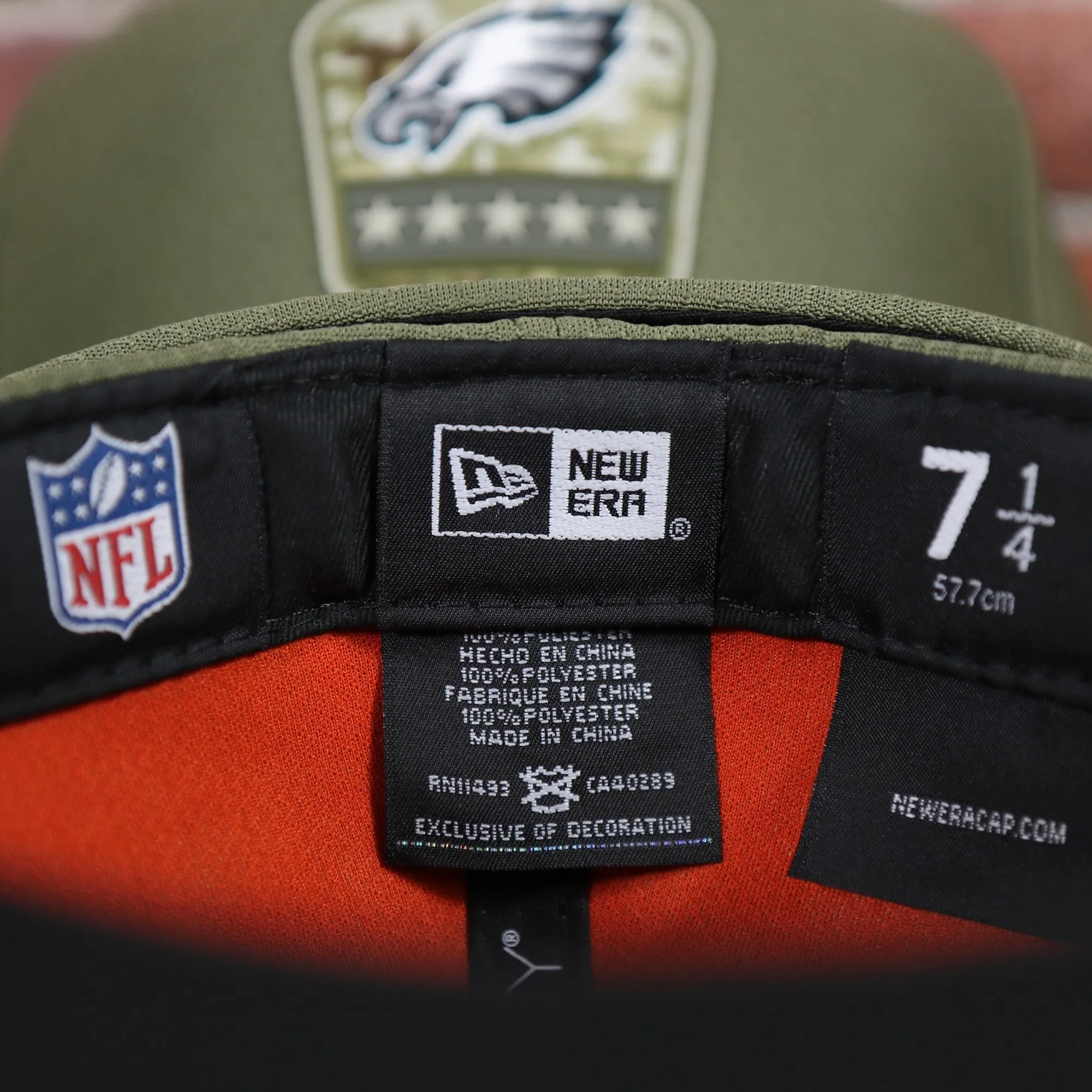 Eagles Fitted Cap Philadelphia Eagles Salute To Service Hat 59Fifty Fitted Hat