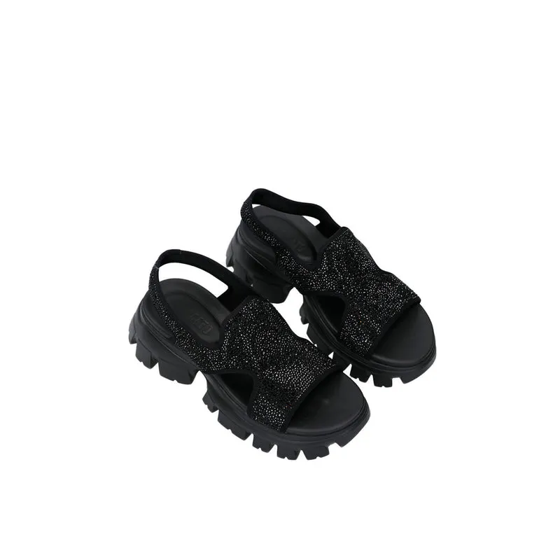 EBK49-005 Wedges Sandal - Black