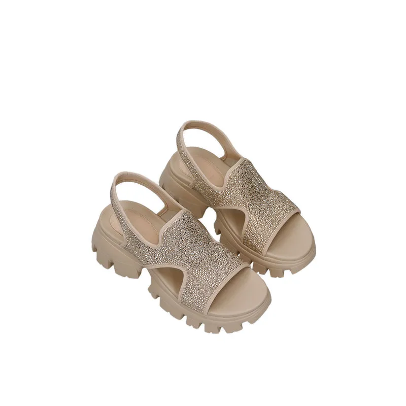 EBK49-AP1 Wedges Sandal - Apricot