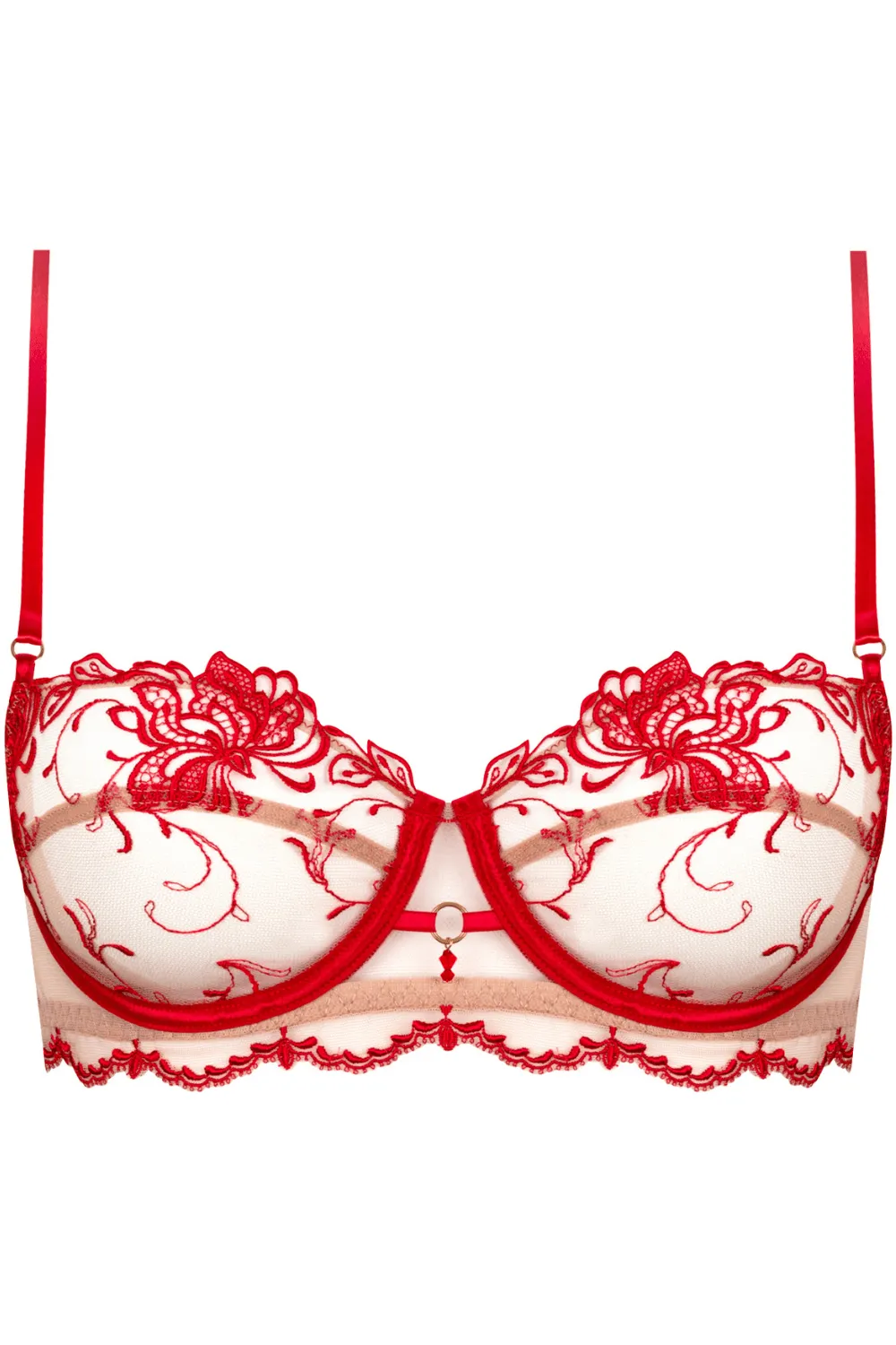 Elegant Half Cup Bra