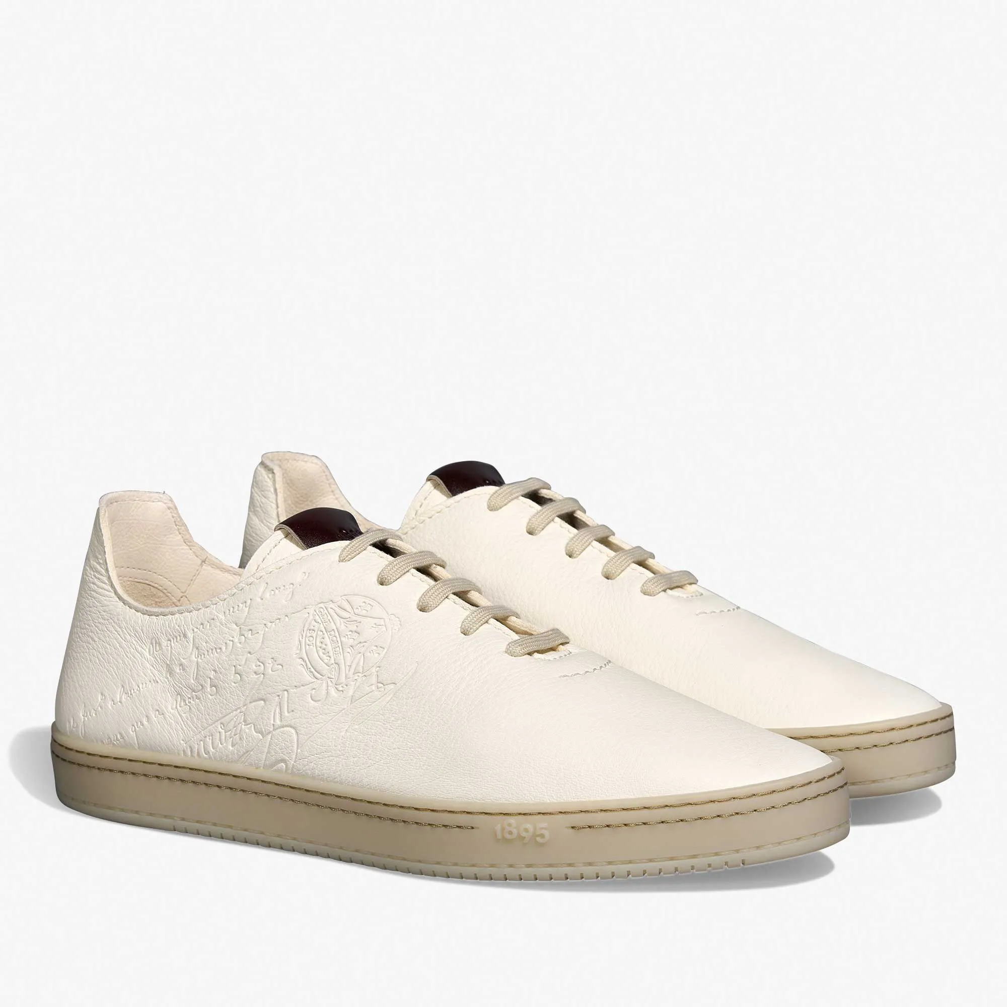 Leather Sneaker Eden Scritto