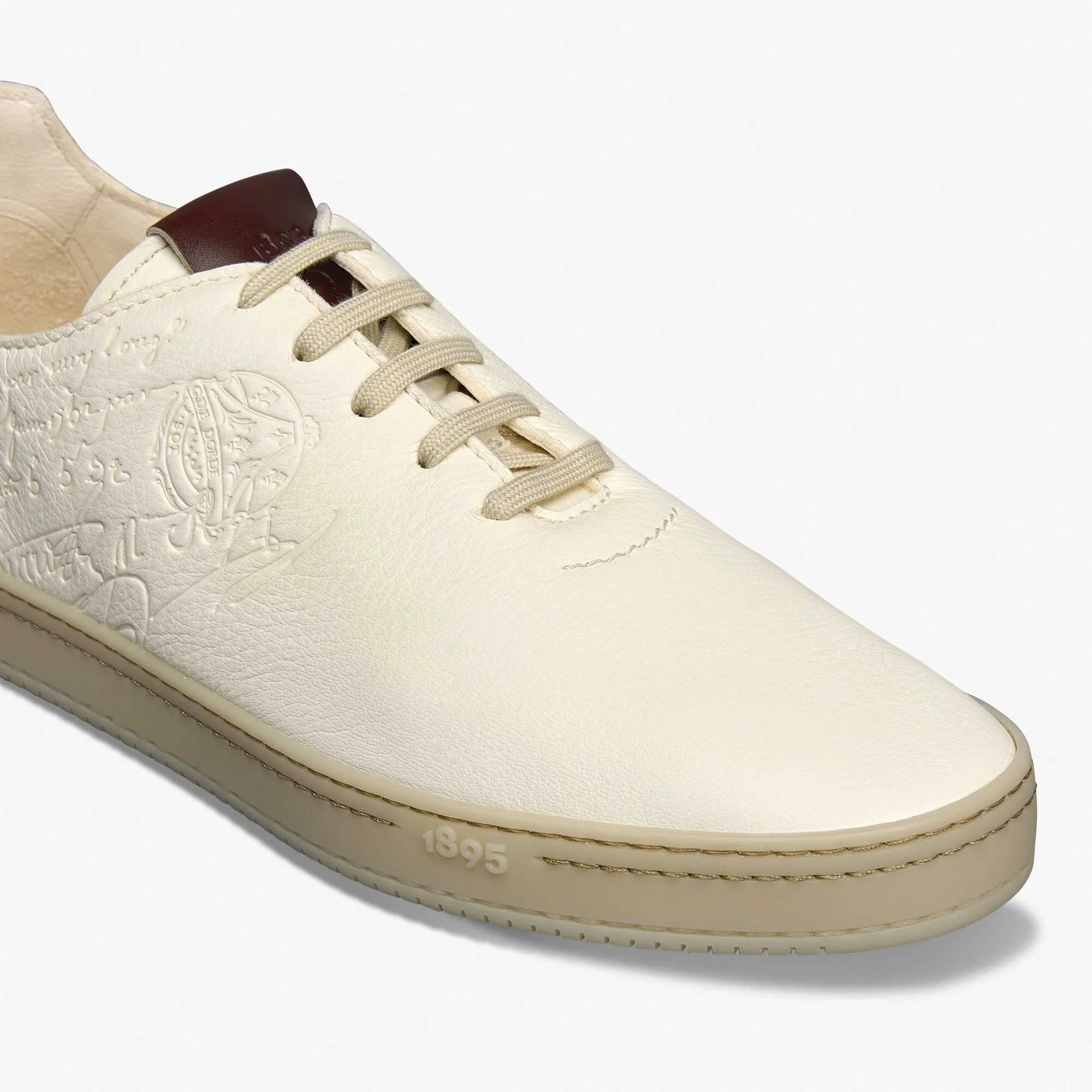 Leather Sneaker Eden Scritto