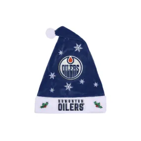 EDMONTON OILERS SNOWFLAKE SANTA HAT