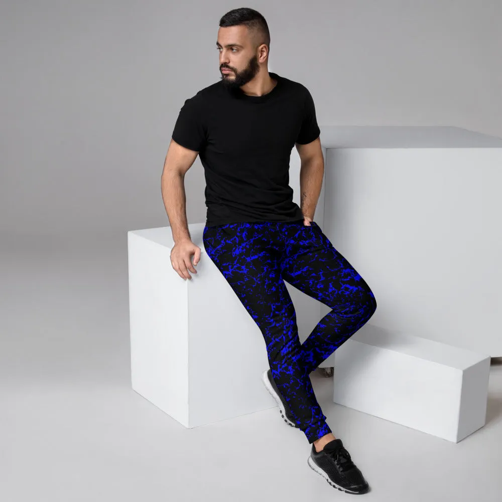 Electric Blue Deeps Slim Fit Men's Joggers