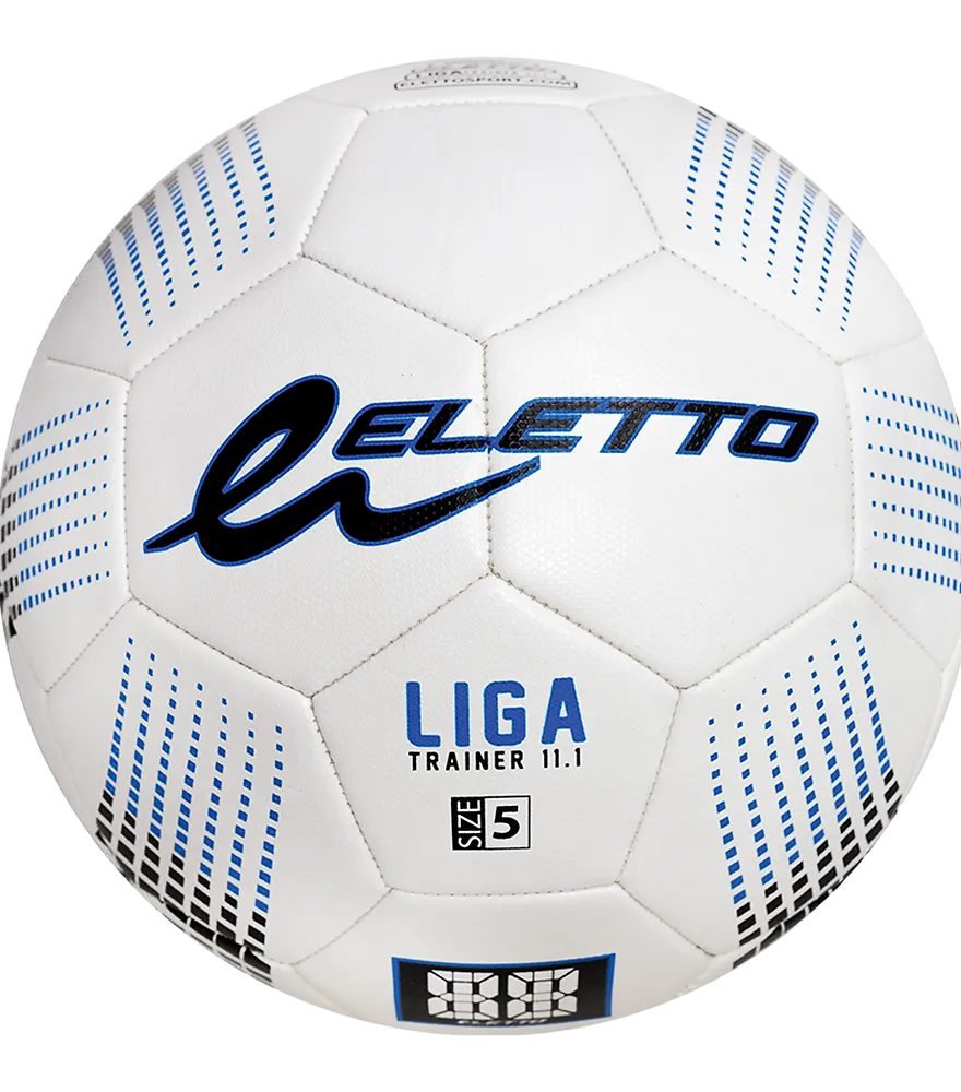 Eletto White/Cyan/Black Liga Trainer 11.1 Soccer Ball