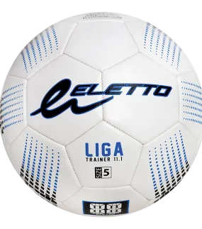 Eletto White/Cyan/Black Liga Trainer 11.1 Soccer Ball