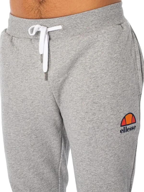 Ellesse Ovest Logo Joggers - Athletic Grey Marl