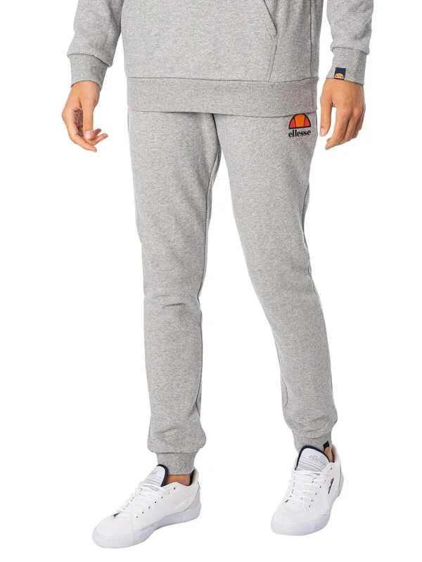 Ellesse Ovest Logo Joggers - Athletic Grey Marl