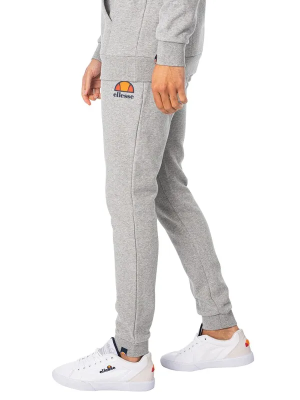 Ellesse Ovest Logo Joggers - Athletic Grey Marl