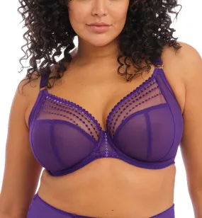 Elomi Matilda Banded Plunge Underwire Bra (8900) - Iris