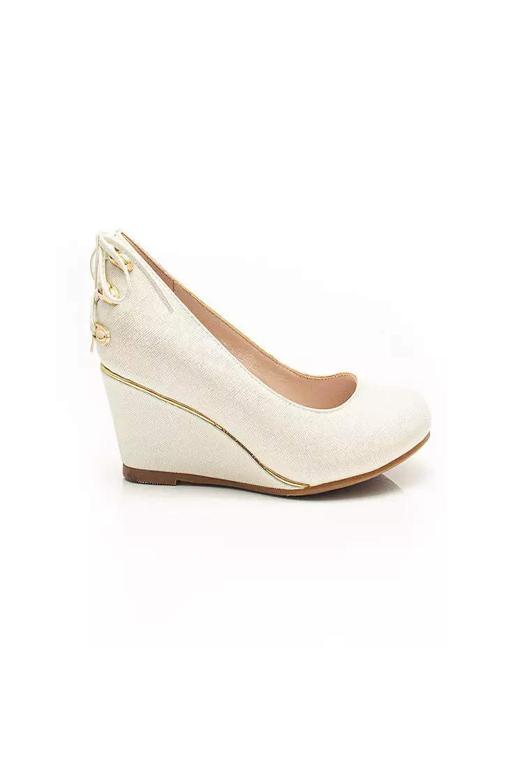 GOLD Emily Wedges