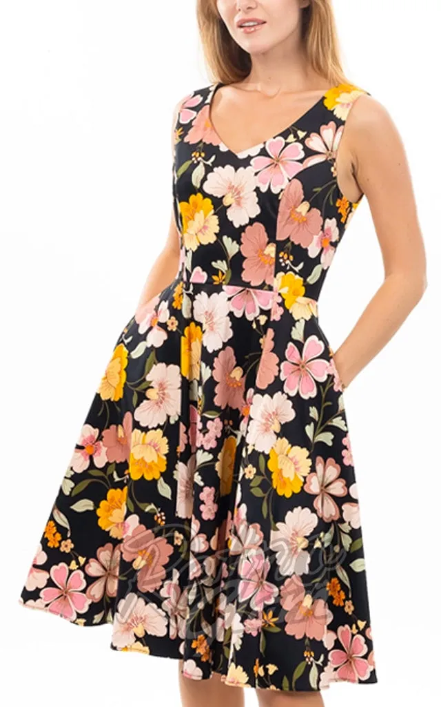 Eva Rose Vintage Floral Dress