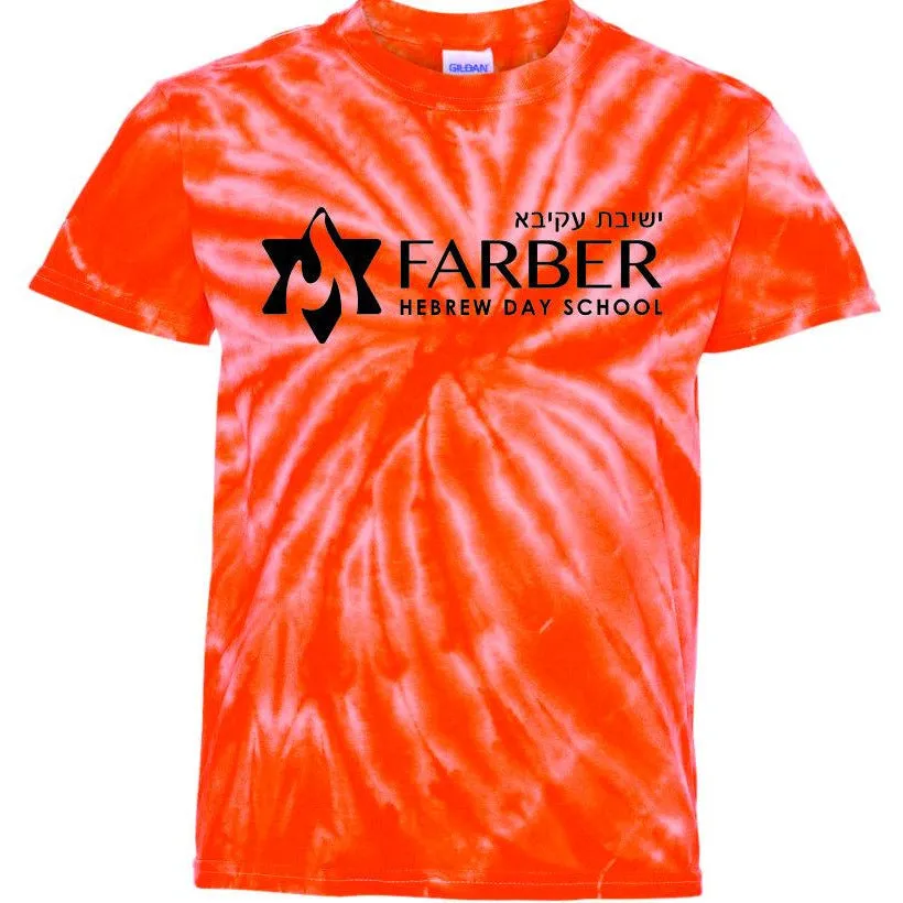 Orange Tie Dye T-shirt by Farber.