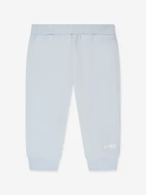 Fendi Baby Logo Joggers in Blue