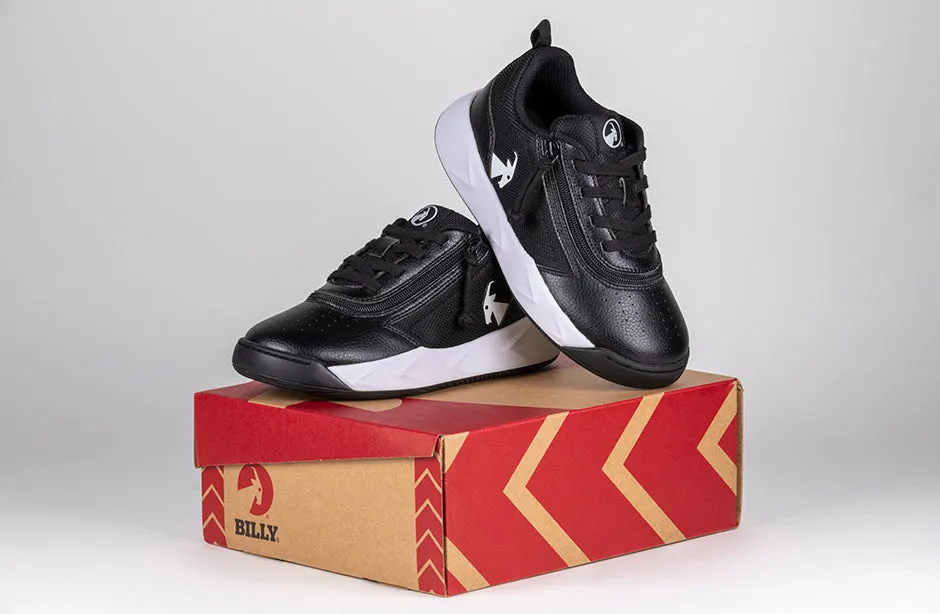 FINAL SALE - Black/White BILLY Sport Court Athletic Sneakers