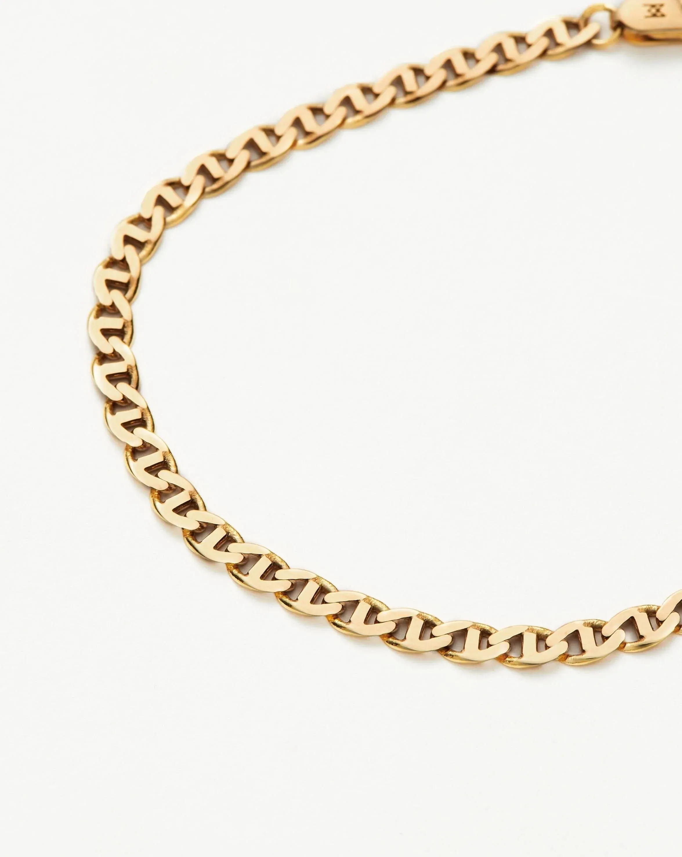 Fine Flat Mariner Chain Bracelet