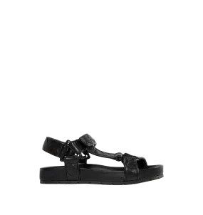 FLAT SANDAL LEATHER (WOMENS)