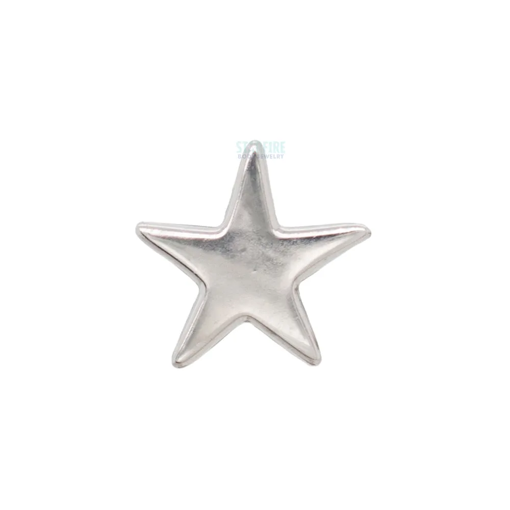 Flat Gold Star Threaded End