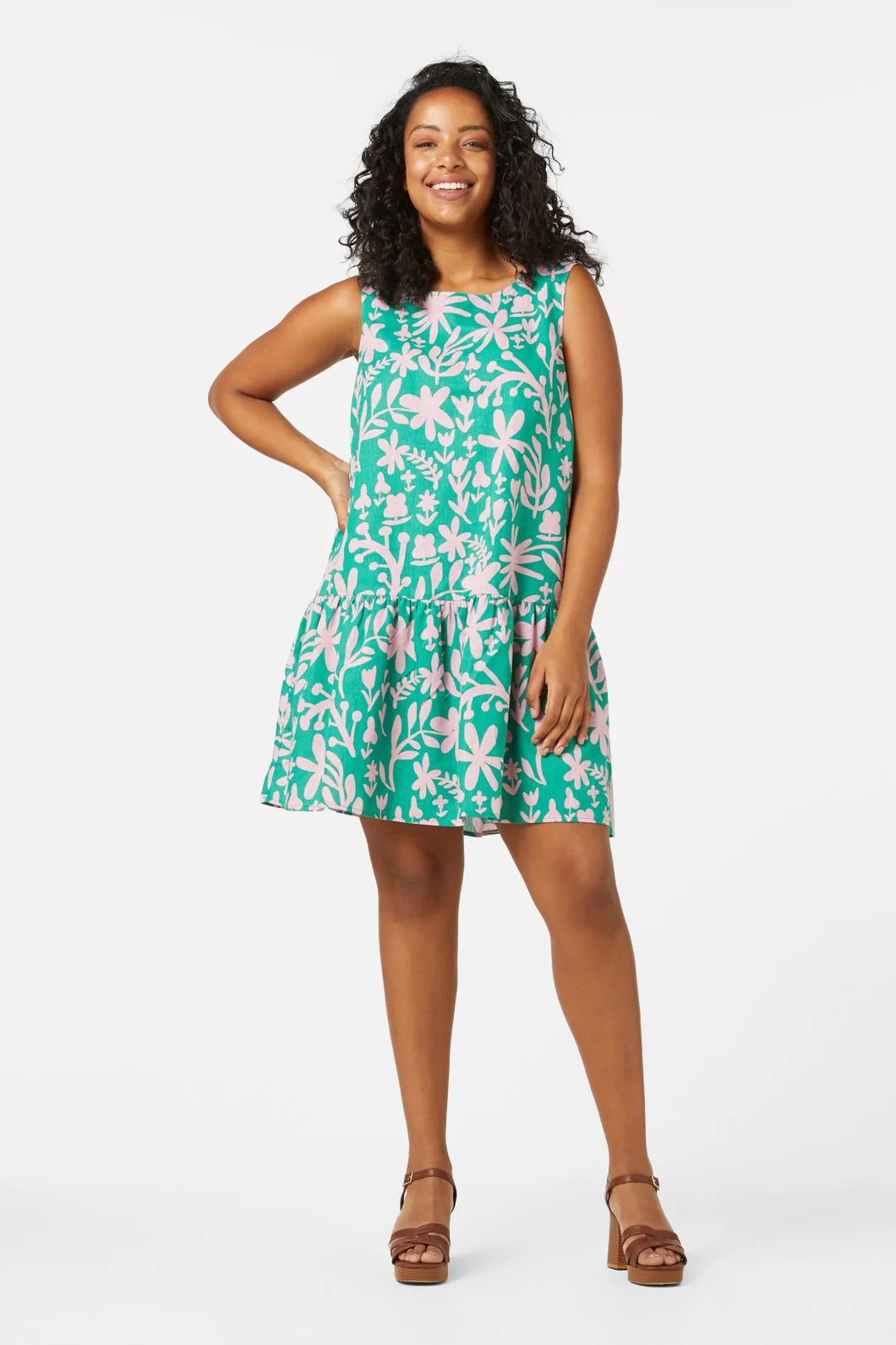 Floral Shift Dress - Della