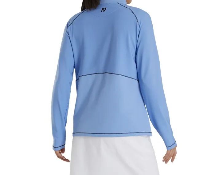 FootJoy Ladies Half-Zip Ribbed Mid-Layer