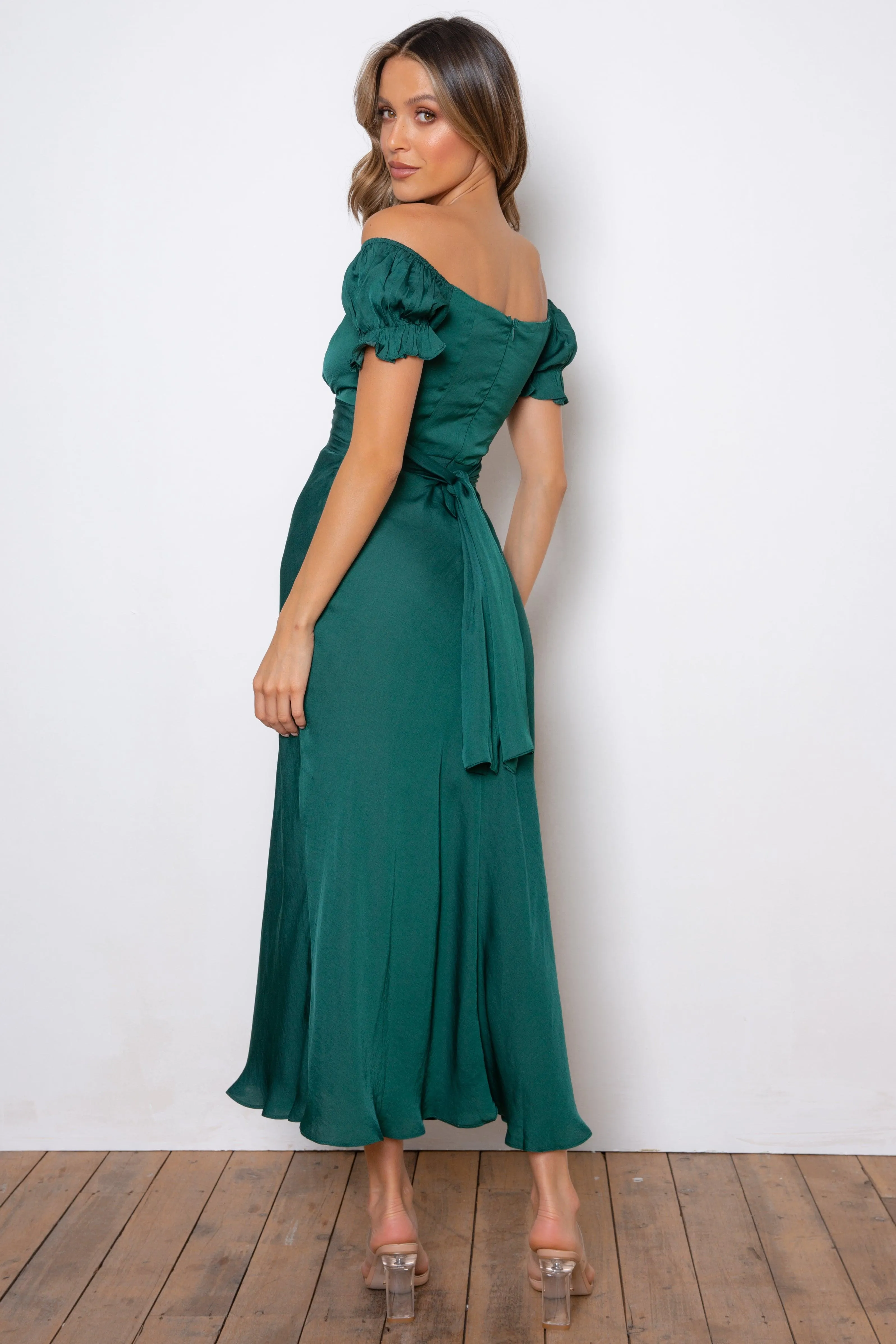 Forest Green Samantha Dress