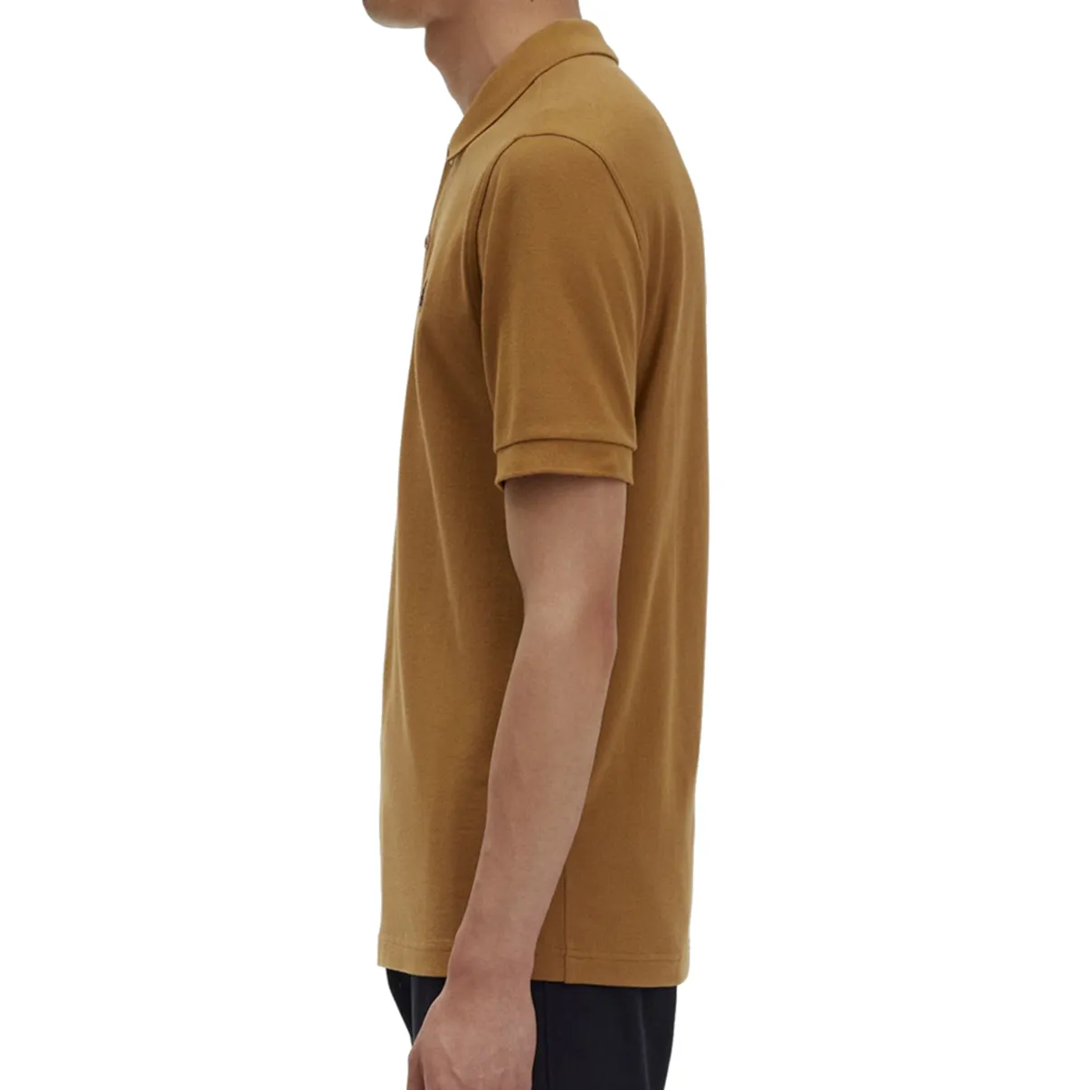 Fred Perry - Plain Polo Shirt - Dark Caramel