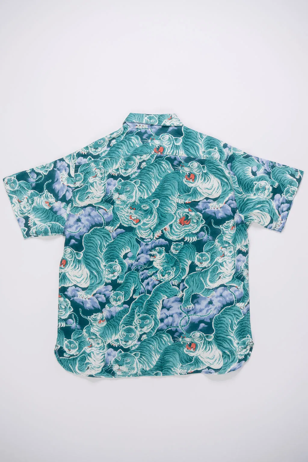 Turquoise Tiger Hawaiian Freenote Cloth