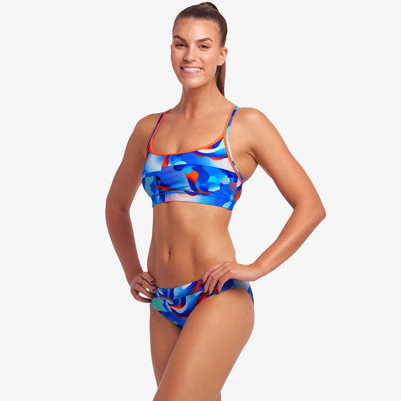 Funkita - Battle Blue - Ladies Sports Brief