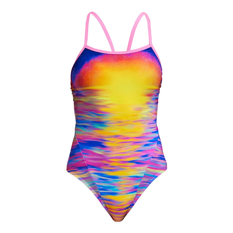 Funkita - Darkinjung Sunset - Ladies Eco Single Strap One Piece