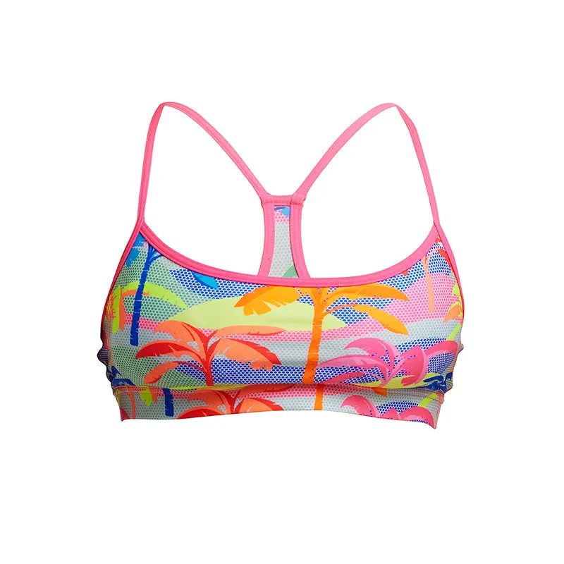 Funkita - Poka Palm - Ladies Eco Swim Crop Top