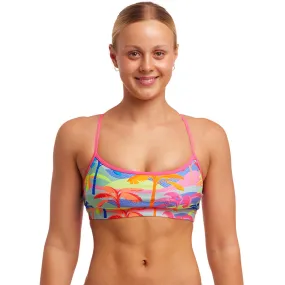 Funkita - Poka Palm - Ladies Eco Swim Crop Top