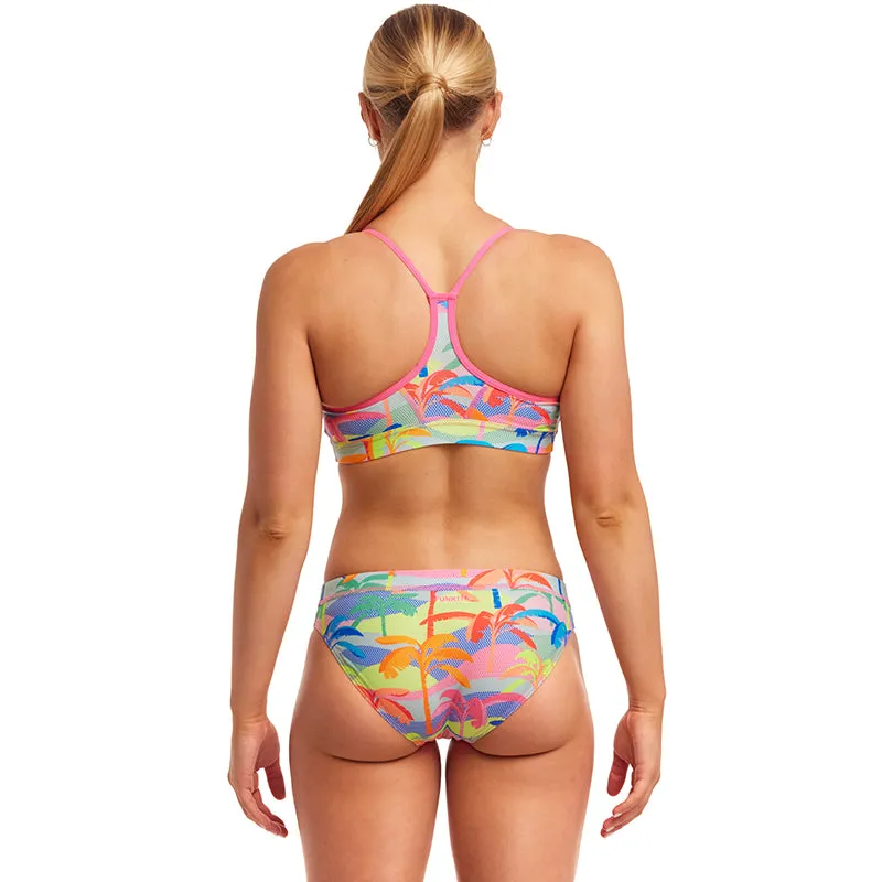 Funkita - Poka Palm - Ladies Eco Swim Crop Top