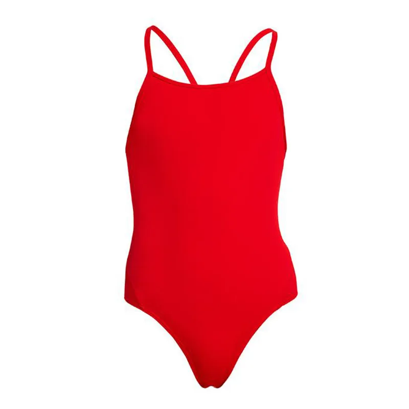 Funkita - Still Red - Ladies Diamond Back One Piece