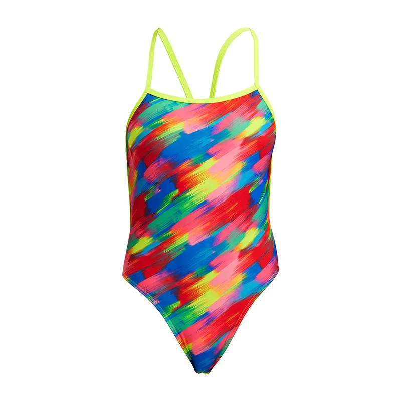 Funkita - Stroked - Ladies Eco High Leg One Piece