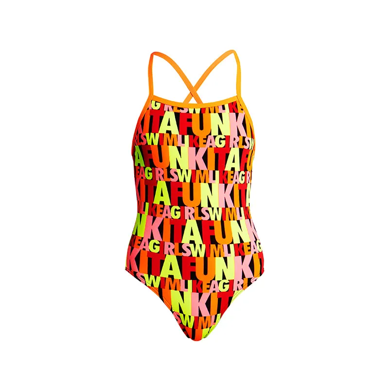 Funkita - Swim Girl Swim - Girls Strapped In One Piece