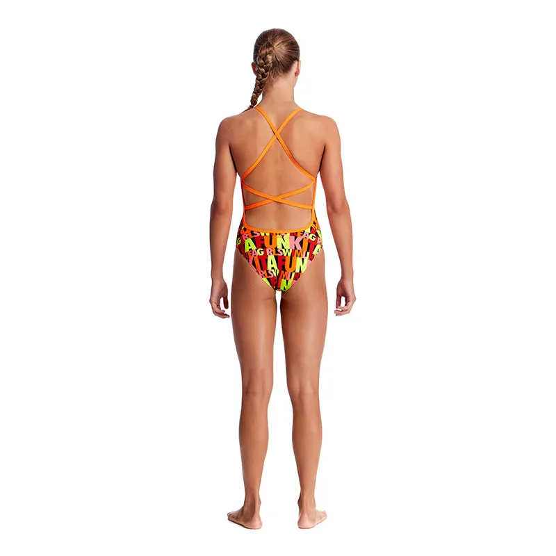 Funkita - Swim Girl Swim - Girls Strapped In One Piece