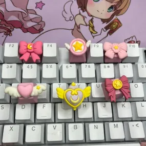 GG Cute Anime Style Girl Keyboard Keys ON686