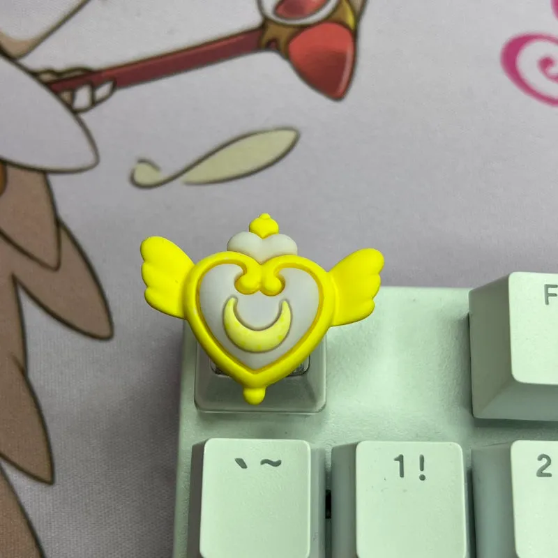 GG Cute Anime Style Girl Keyboard Keys ON686