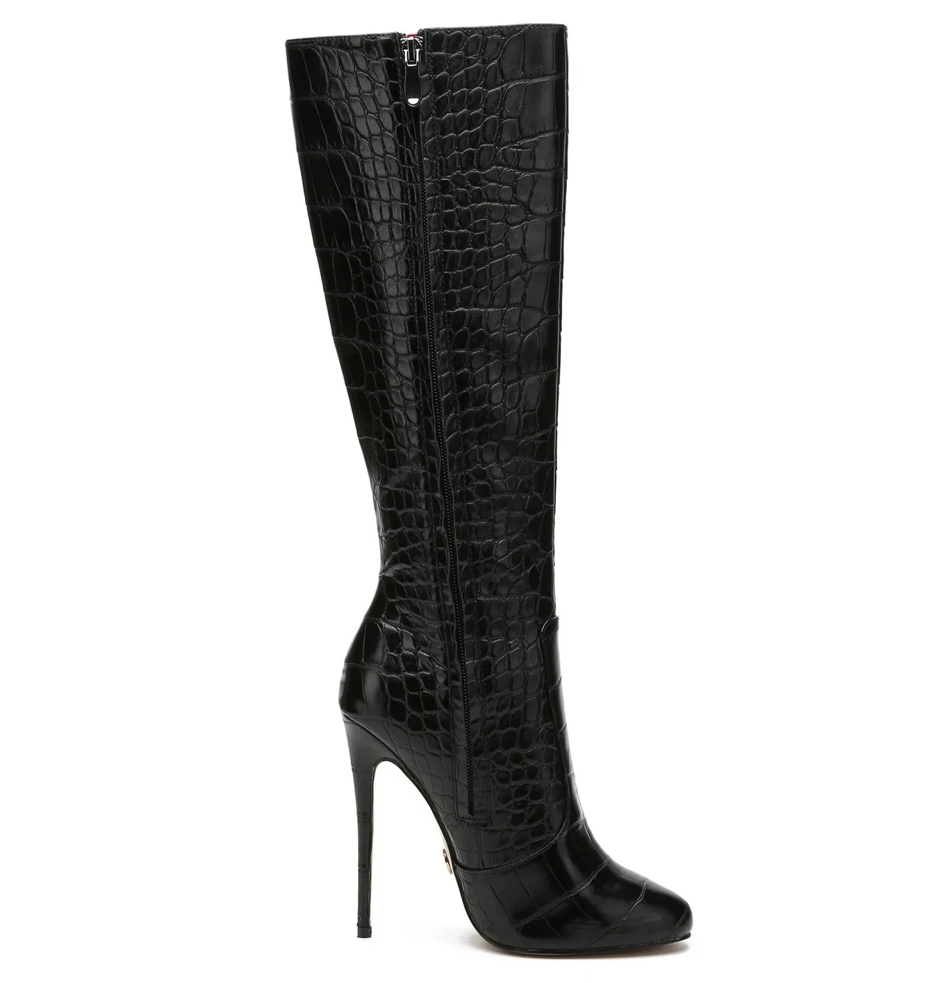 Giaro BRANDY BLACK CROCK KNEE BOOTS