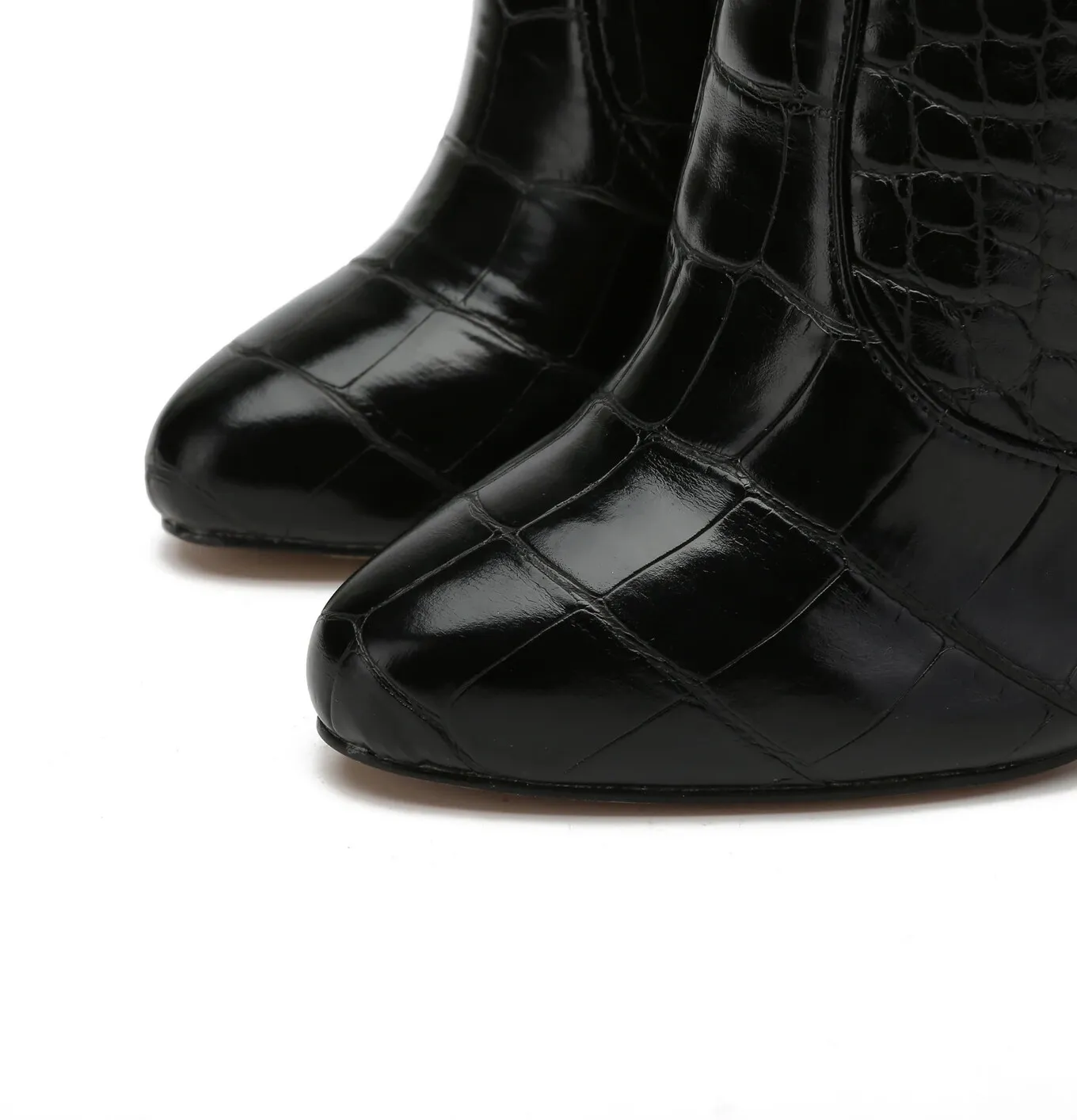 Giaro BRANDY BLACK CROCK KNEE BOOTS