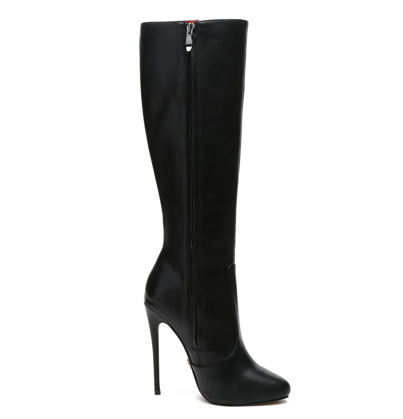 Giaro BRANDY BLACK MATTE KNEE BOOTS