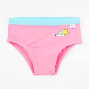 Inky Pink Brief for Girls