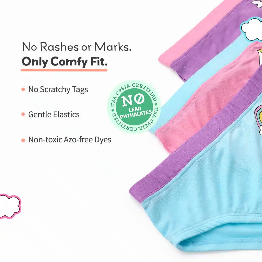 Inky Pink Brief for Girls