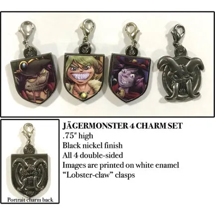 Girl Genius Charms Set 02 - Jger