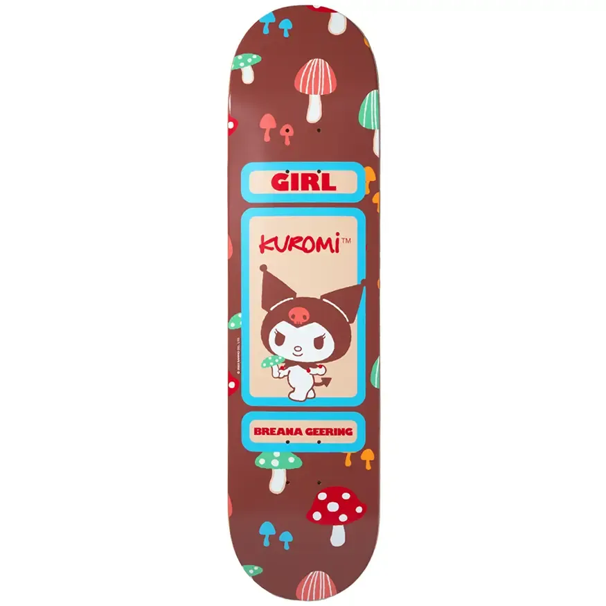 Girl Skateboards Hello Kitty Collaboration Sanrio Friends Skateboard Deck 8.5 Inch