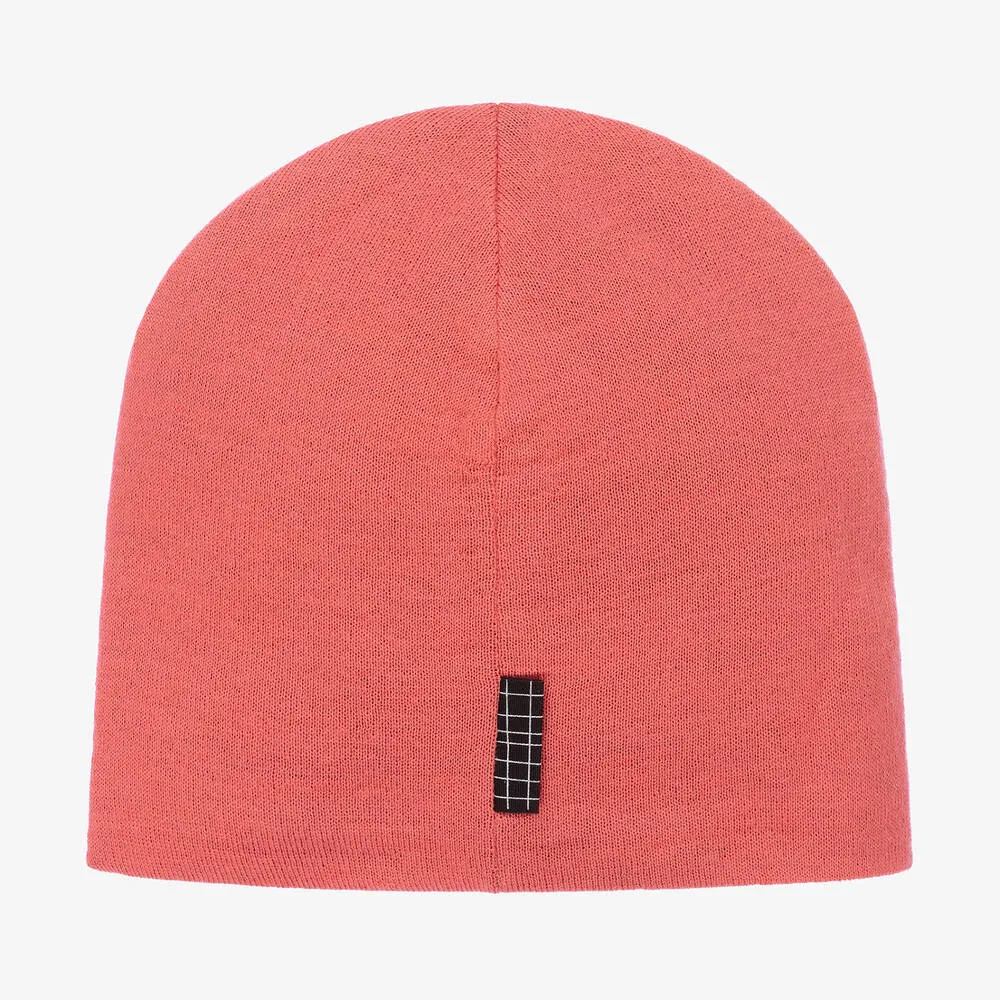 Girls Coral Pink Wool Hat