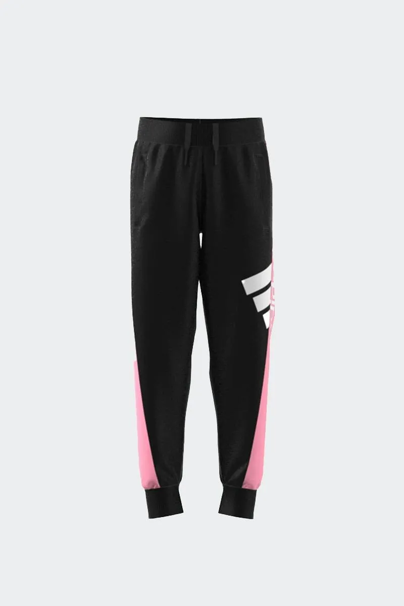 Girl's Pink Striped Sporty Pants