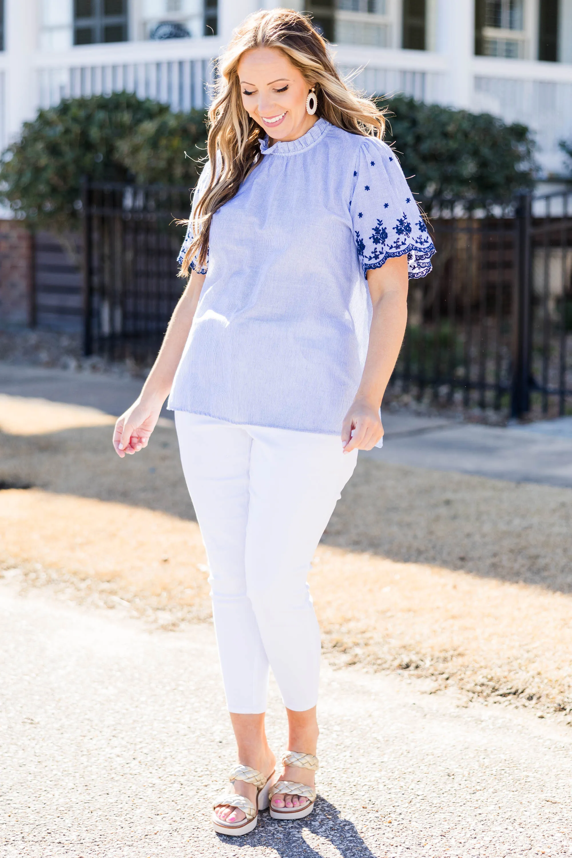 Girly Girl Top, Blue